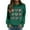 Green, variant on IWRICH Valentine's Day Sweatshirts for Women Cute Love Heart Graphic Pullover Long Sleeve Casual Crewneck Romantic Tops for Her White XL