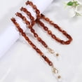 thumbnail image 3 of TISHITA Eyeglasses Chain Retainer Brown, 3 of 4