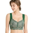 thumbnail image 1 of Lift Stretch Full-figure Seamless Lace Cut-out Bra Soft Seamless Sleep Bra Sports Bra, 1 of 2