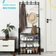 thumbnail image 3 of Perchero Resistente Estante Organizador Ropa Zapatera Rack negro 6.49 pulg Elly Decor ED-PHO-MUL, 3 of 8