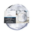 thumbnail image 4 of (2 pack) Mainstays Jumbo Mesh Pop-Up Laundry Hamper, White, Adult, 4 of 10