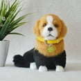 thumbnail image 1 of Juguete de peluche realista con forma de perro que ladra | Sonido realista con zumbador en el interior, 1 of 6