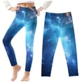 thumbnail image 1 of Odeerbi 3-8 Años Leggings Niñas Estampado Cielo Estrellado Mallas Elásticas Pantalones Verano Starlit Cintura Alta Suave Pantys, 1 of 5