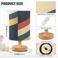thumbnail image 2 of Yayeee Table Lamp for Bedroom Nightstand LED Portable Bedside Warm Light, Beige Stripes, 2 of 7