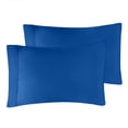 thumbnail image 2 of Superior 2-Piece Rayon From Bamboo Smoke Blue Pillowcases, Standard, 2 of 5
