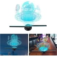 thumbnail image 2 of Miumaeov 3D Holographic Fan Hologram Fan Projector 1080P LED Light RGB Sign Bar w/Control, 2 of 9