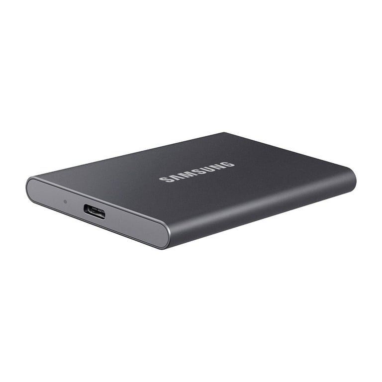 SAMSUNG T7 500GB USB Gen 2 (10Gbps, Type C) External Solid Drive (Portable SSD) MU-PC500T/AM - Walmart.com
