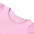 thumbnail image 6 of Zanarzt Tween Girls Trendy Clothes Girls Ruffle Puff Sleeve T Shirts Summer Short Sleeve Casual Cute Crewneck Tops Tees 5-6 Years,Pink, 6 of 7