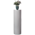 thumbnail image 3 of Contemporary Decorative Modern Fiberglass Pillar Column Flower Stand -Photography Props - Stylish Cylinder Shape Versatile Pedestal for Wedding, Living Room, or Dining Room Décor, 40 Inch, 3 of 4