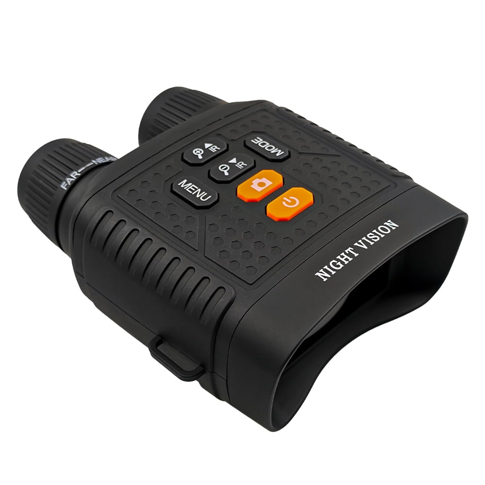 Night Vision Goggles Binoculars for Adults - 6X Digital Zoom, 3" HD Screen, Long Battery Life, Ideal for Hunting, Camping, Wildlife Watching & Home Security (Orange button)