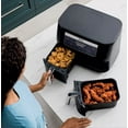 thumbnail image 3 of Ninja 6 qt 2-Basket Air Fryer, Black - Nonstick, 3 of 5