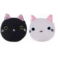 thumbnail image 1 of 2 Pack Velvet Coin Purse Cute kitten Change Cash Bag Zipper Small Purse Wallets, 1 of 1
