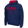 thumbnail image 2 of Men's Colosseum Navy Richmond Spiders Arch and Logo Pullover Hoodie, 2 of 3