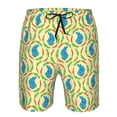 thumbnail image 3 of Logiee Blue Rabbit Print Mens Swim Trunks Quick Dry Board Shorts,Breathable Hawaii Beach Shorts Swimwear Bathing Suits-X-Large, 3 of 6