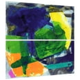 thumbnail image 3 of "Brushstroke Ballet" Oversized 72"x 36" Frameless Free-Floating Reverse Printed Tempered Art Glass Panels Set, 3 of 12