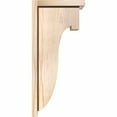 thumbnail image 3 of 7 1/2"W x 10"D x 22"H Del Monte Smooth Corbel w/Backplate, Douglas Fir, 3 of 9