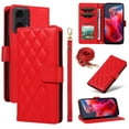 thumbnail image 1 of Motorola MOTO G34 Phone Case , Wallet Flip Cover Adjustable Crossbody Lanyard Magnetic Card Slots, 1 of 5
