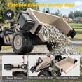 thumbnail image 4 of TOKTOO 24V Powered Ride on Dump Truck, 24V 2 Seater Ride on Car for Big Kid, 24 Volt Ride on Toy with Powerful Wheels for Boy Girl, 24V Ride Ons for Kid Aged 3-8Y, Khaki, 4 of 9