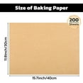 thumbnail image 2 of Highcool Parchment Paper Sheets for Baking, 200 Pieces 12x16 Inch Unbleached Precut Nonstick Natural Baking Sheets for Air Fryer, Grilling, Frying, and Steaming, 2 of 7