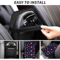 thumbnail image 7 of Sunflower Flower Floral Black Auto Center Console Armrest Pad Universal Car Center Console Cover Seat Box Cover for Sedan, Van, SUV, Truck Car Accessorie, 7 of 7
