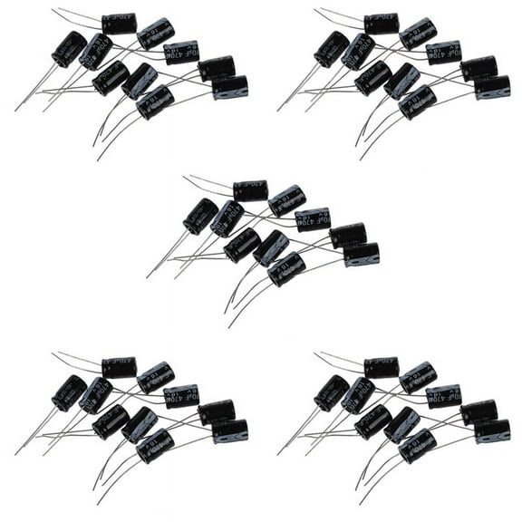 50 x 16V 470UF Aluminum Electrolytic Capacitor 8X12mm
