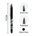 thumbnail image 6 of BAZIC Frizz Erasable Gel Pen 0.7mm Black Color, Pen Mistake Eraser, 24-Pack, 6 of 7