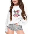 thumbnail image 1 of MIASHUI Chandail à Capuchon et Chandails en Molleton pour Filles - Automne et Hiver Imprimé Manches Longues Col Rond Chandail en Molleton pour Filles Actives, 1 of 6