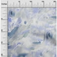 thumbnail image 2 of oneOone Silk Tabby Medium Blue Fabric Abstracts Sewing Craft Projects Fabric Prints By Yard 42 Inch Wide, 2 of 5
