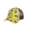 thumbnail image 6 of Lsque Honeybee Printed Trucker Hat - Baseball Cap for Men Women - Breathable Mesh Side, Adjustable Fit - for Casual Wear, 6 of 7