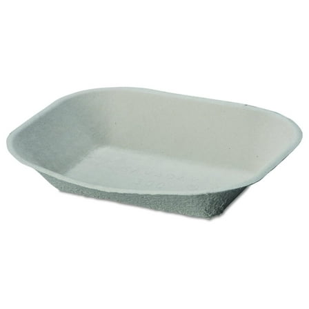 DaiZuY 10405CT Savaday Molded Fiber Food Tray, 9 x 7, Beige, 250/Bag (Case of 500)