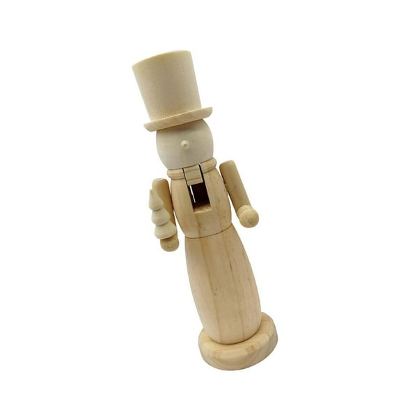 Christmas Nutcrackers Ornament Hand Painted Soldier Puppet Standing Decorations