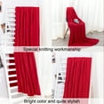 thumbnail image 2 of Ntbay 100% Cotton Cable Knit Throw, Super Soft Warm Knitted Blanket Home Decor, 51"x67", Red, 2 of 4