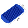 thumbnail image 5 of Silicone Mini Ice Cube Tray, 160 Grids Ice Cube Mold Easy Release Small Ice Cube for Chilling Whiskey Cocktail, Kitchen Gadgets Stackable Ice Trays, Specialty Accessories Tool for Freezer, 5 of 8