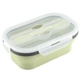 thumbnail image 4 of Fdit Food Grade Silicone Foldable Lunch Box Portable Rectangle Food Storage Container, Food Container, Folding Lunch Box, 4 of 8
