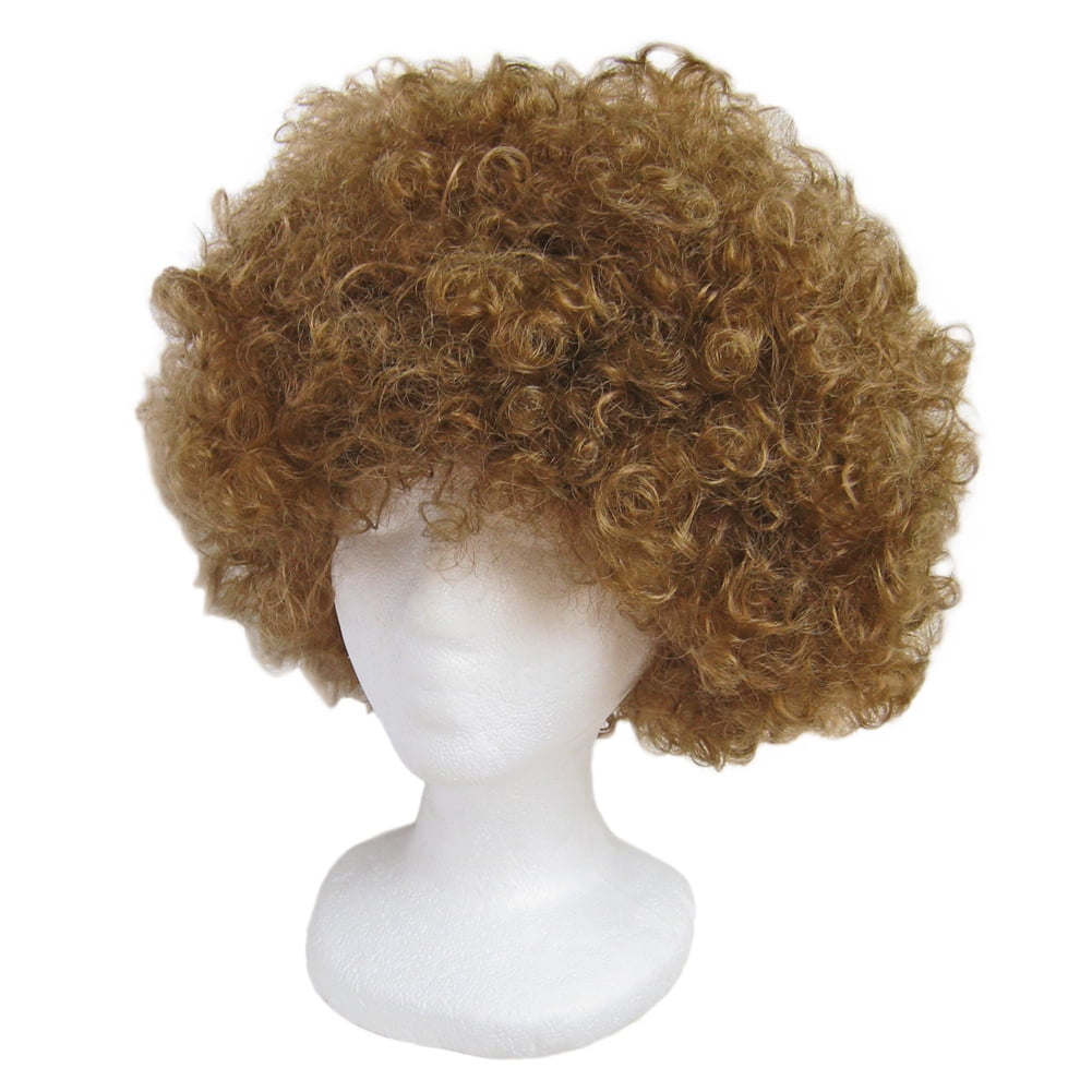 Costume Culture Unisex-Adults Economy Afro Wig Brown One Size
