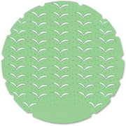 Sanor Breeze Eva Urinal Screen - Deodorizer, Non-slip, Splash Resistant, Flexible - Melon Green Fragrance - Lasts up to 30 Day - 10 / Carton - Green Tint