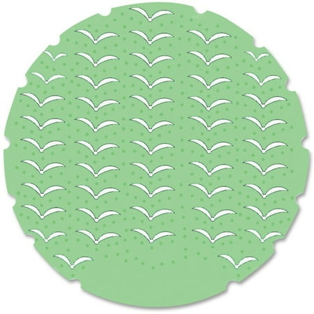 Sanor Breeze Eva Urinal Screen - Deodorizer, Non-slip, Splash Resistant, Flexible - Melon Green Fragrance - Lasts up to 30 Day - 10 / Carton - Green Tint