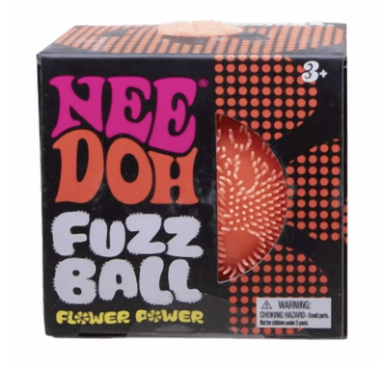 Schylling FUZZ BALL FLOWER POWER, 1 RANDOM COLOR CHOSEN, STRESS