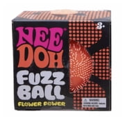 Schylling FUZZ BALL FLOWER POWER, 1 RANDOM COLOR CHOSEN, STRESS BALL RELIEVE, SENSORY FIDGET