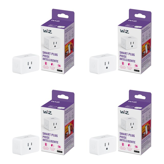 Smart Plug WiZ Sunset to Sunset Automation, paquete de 4