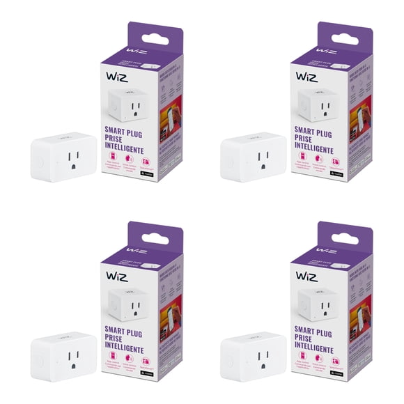 Smart Plug WiZ Sunset to Sunset Automation, paquete de 4