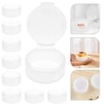 thumbnail image 4 of MasteelfCA 10 Pcs Rond Transparent PP avec Couvercle Conteneur Bouchon de Rangement (Transparent), 4 of 8