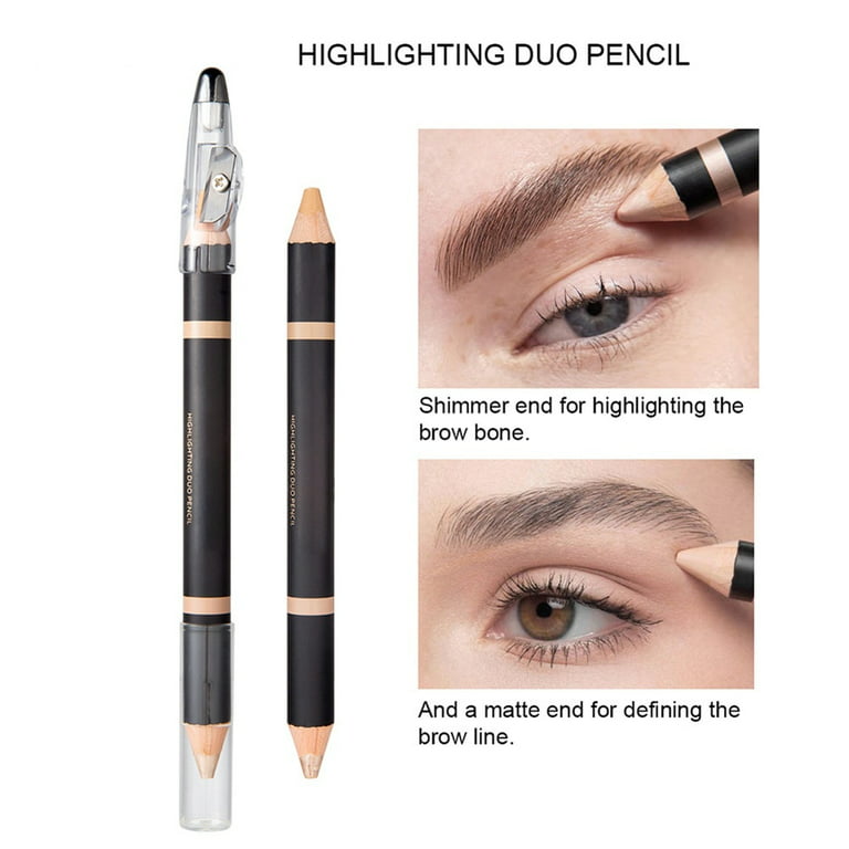 Eye Brightener Stick Highlighter Eye-brow Duo Pencil Crayon Make-up Shimmer  for Highlighting Inner Corner 