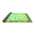 thumbnail image 2 of Ahgly Company Indoor Rectangle Oriental Green Traditional Area Rugs, 2' x 5', 2 of 4