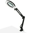 10X Magnifying Glass Table Lamp with Foldable ClipOn Design and LED