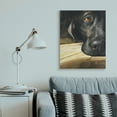thumbnail image 2 of Stupell Industries Labrador Resting Pet Dog Portrait Brown Black Canvas Wall Art, 30 x 40, Design by George Dyachenko, 2 of 6