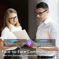 thumbnail image 4 of AI Smart Glasses : Traduction en Temps Réel 164 Lang, AI Chat (Deepseek R1/Gemini-2.5), Micro/haut-Parleur, Appels/musique, Mains Libres, Lentille Changeant de Couleur, 4 of 10
