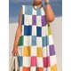 thumbnail image 2 of Female Contrast Wide Leg Jumpsuits Sleeveless Loose Casual Outfit For Women, 2 of 4