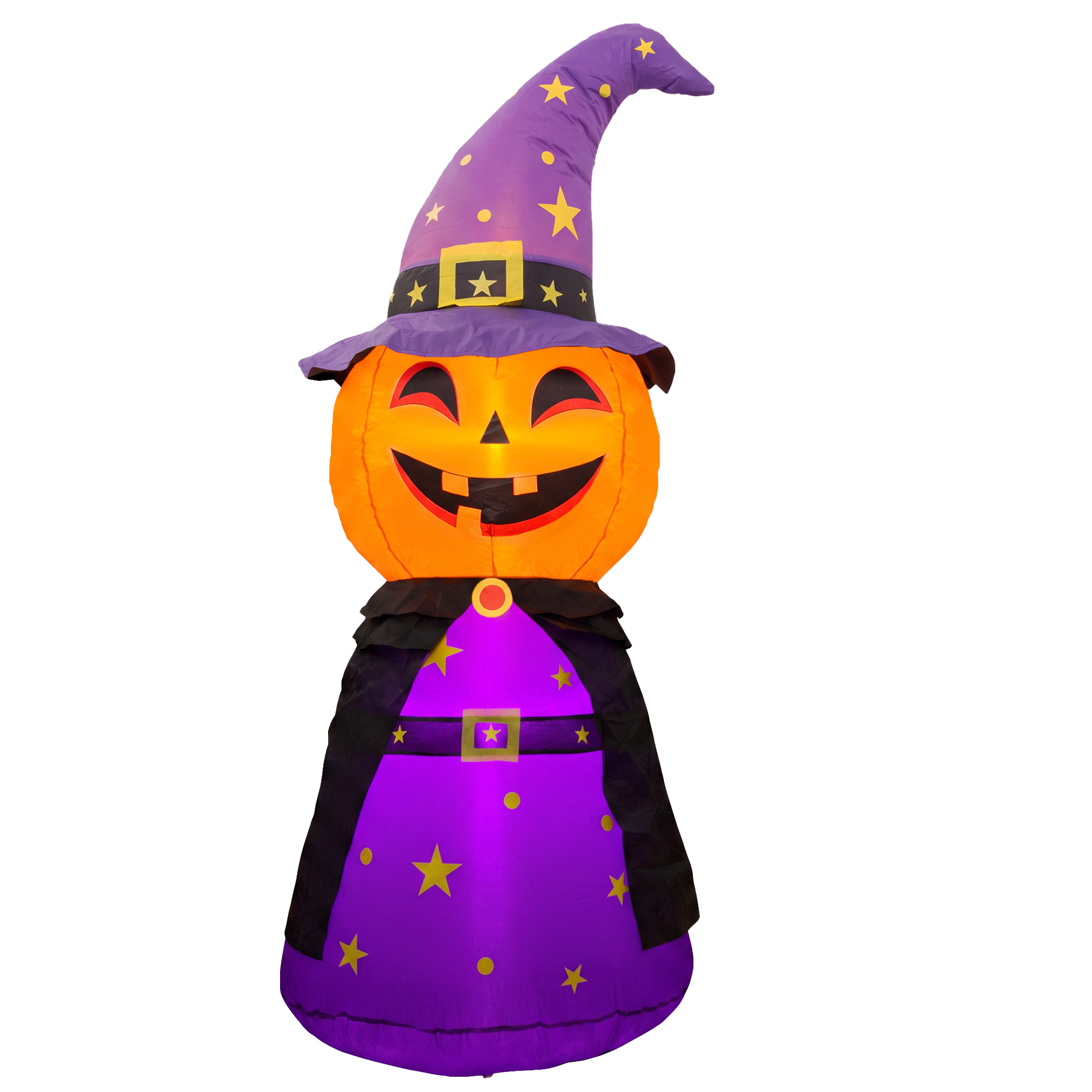 Magotan 5 Ft Halloween Inflatable Pumpkin Witch Decoration photo 7