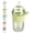 Green, variant on Reusable Iced Coffee Cups with Lids and Straws Cup Tumbler, Dome Top, Dust Cap, Ribbed Grip Sleeve, Volume Marks, Cold Brew, Juice, Tea